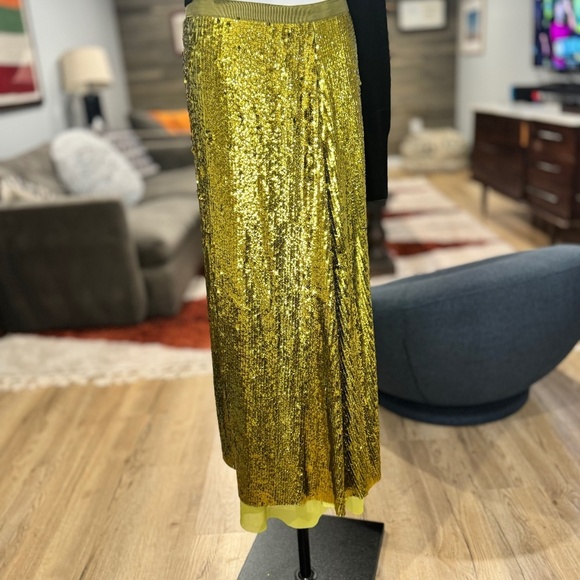 Le Superbe for Anthropologie sequin midi skirt - Picture 2 of 7